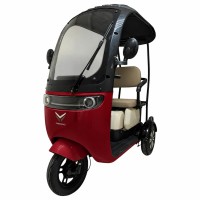 Электротрицикл YASMAND D12 Кабина Li-ion Красный
